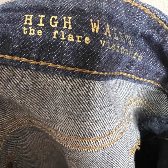 Joe's The Flare Visionaire High Waist Denim Blue Jeans Size 25 - Picture 6 of 8